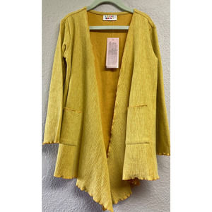 DotDotSmile Girls Size 7 Sweater Gold Very Stylish Cotton Blend